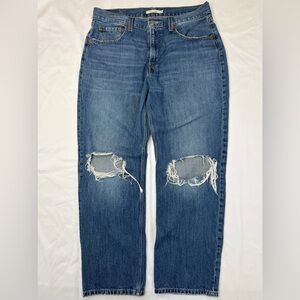 Levi's Low Pro Straight Distressed Denim Women’s Jeans  Size 32